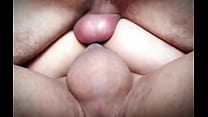 Куколка в носках онанирует вагину страпоном и пальцами перед камерой